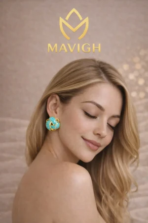 Aretes turquesa