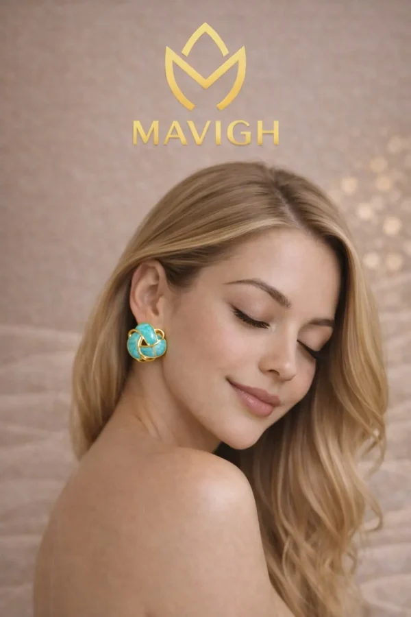 Aretes turquesa