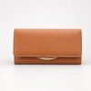 Billetera rectangular lisa (negro,gris,marron)