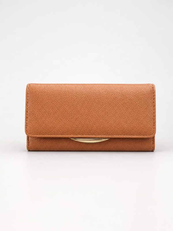 Billetera rectangular lisa (negro,gris,marron)