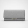 Billetera rectangular lisa (negro,gris,marron)
