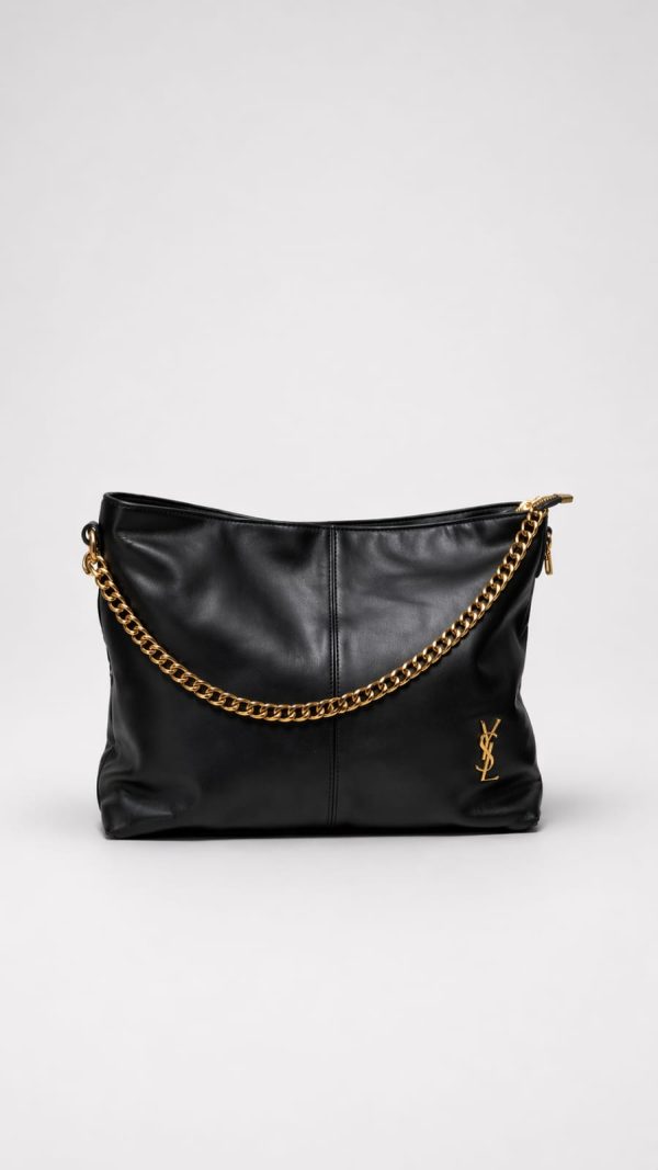 Cartera grande cadena dorada (negro,marron,café)