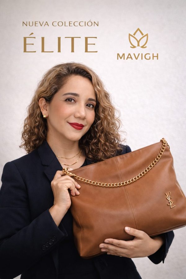 Cartera grande cadena dorada (negro,marron,café)