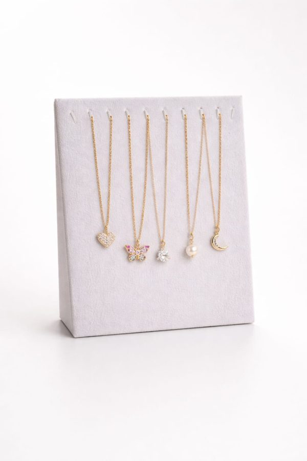 Exhibidor para collares plomo vertical
