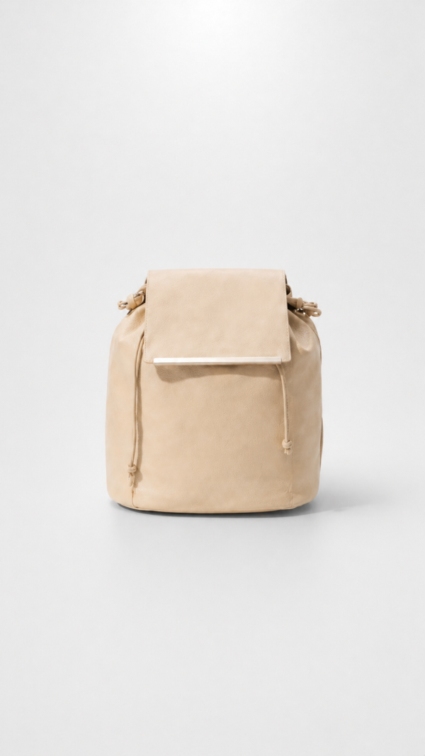 Mochila bucket cordón (negro,marron,beige)