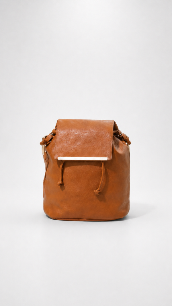 Mochila bucket cordón (negro,marron,beige)