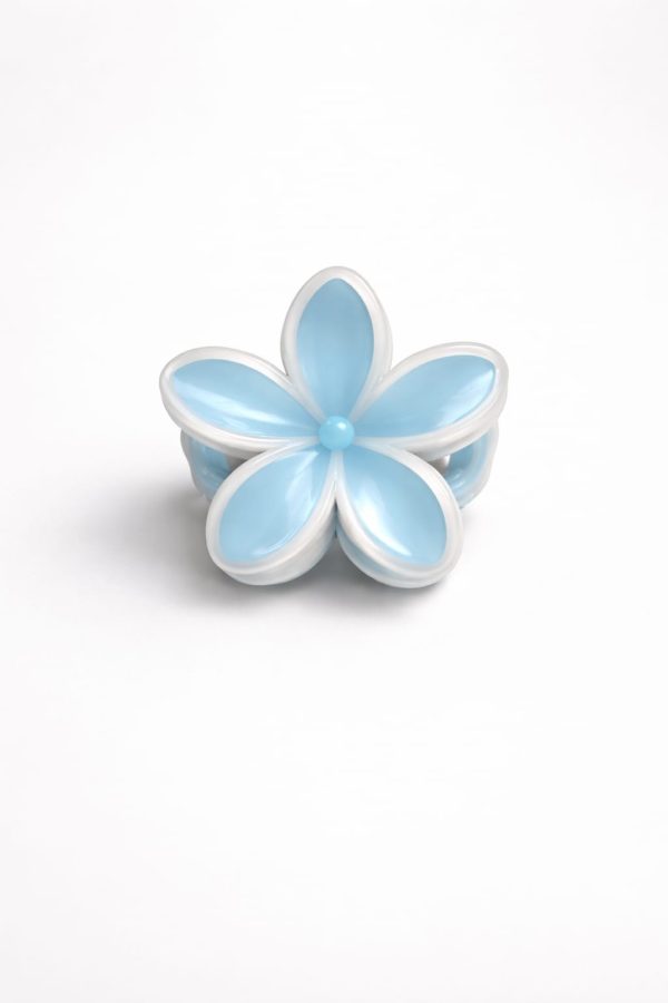 Vinchas en forma de flor pétalos en punta bicolor (blanco,verde,celeste,durazno)