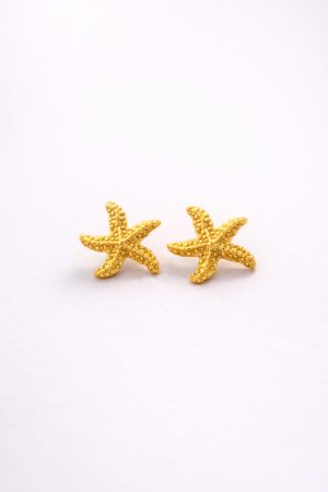Arete estrella mar dorada