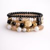 Pulsera set de 4 diseño mar negro