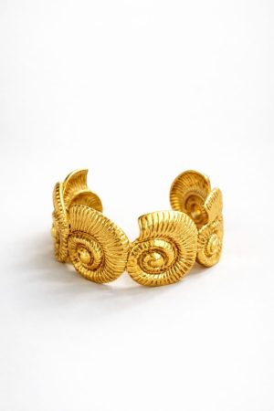 Pulsera caracol dorado