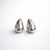 Arete gota liso  (dorado,plateado,negro)