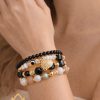 Pulsera set de 4 diseño mar negro