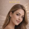 Arete gota liso  (dorado,plateado,negro)