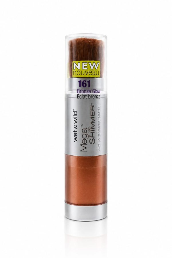 Bronzer en polvo suelto  Wet n Wild Mega Shimmer con aplicador de brocha integrado
