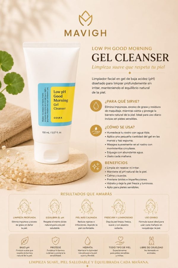 Gel limpiador facial Cosrx (150 ml)