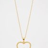 Juego cadena arete diseño corazon ojo turco dorado