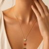 Juego cadena arete diseño mariposa dije tres colores