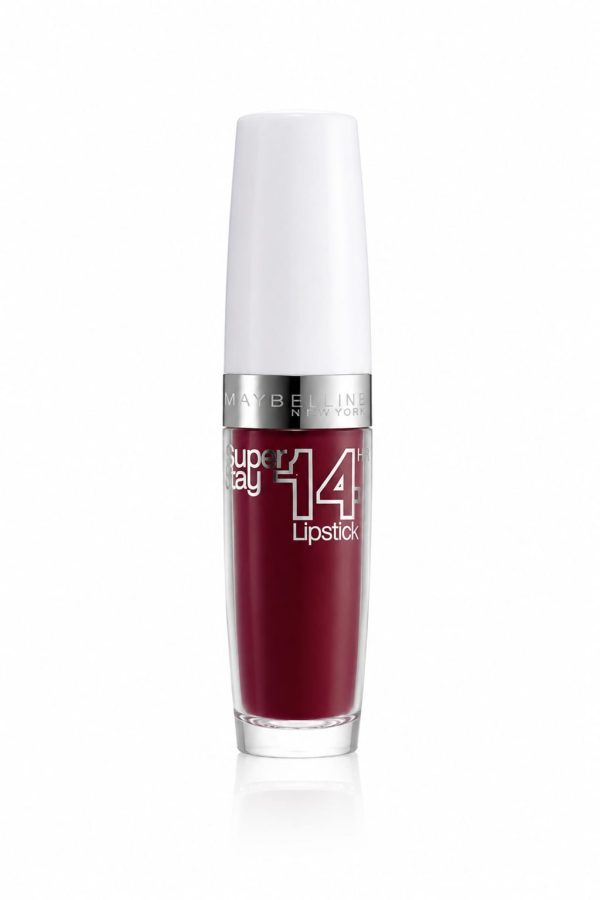 Labial en barra Maybelline Super Stay tono ciruela