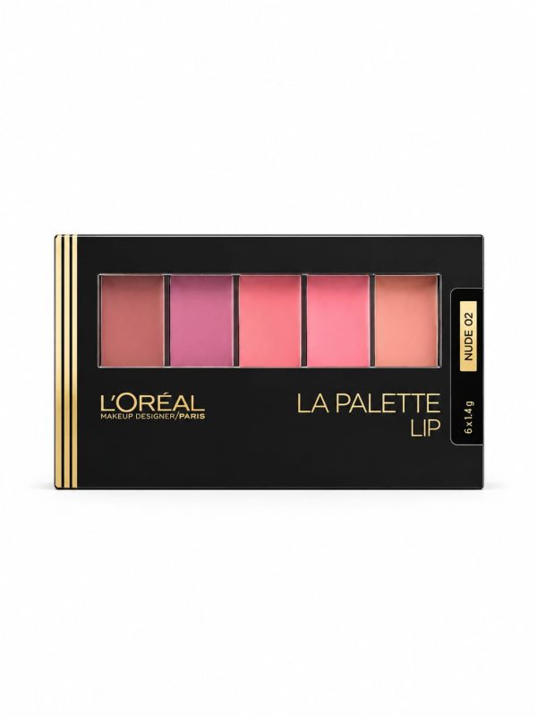 PLCLP1001-1 Paleta de labiales en crema L’Oréal Paris Tono Nude02
