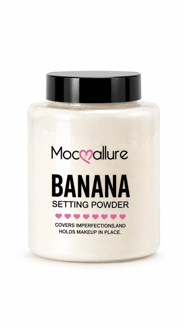 Polvo suelto banana marca  Mocallure