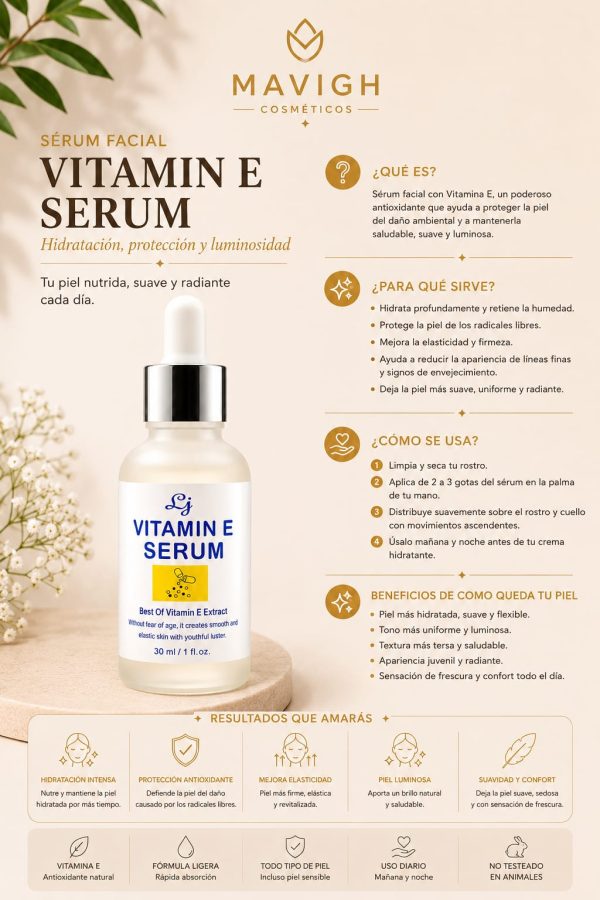 Serum vitamina E (30 ml) Love Jojo