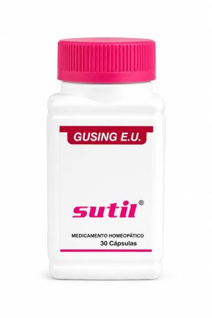 Sutil medicamento homeopático marca Gusing  E.U