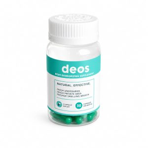 Suplemento desodorante interno en capsulas DEOS (30 cap)