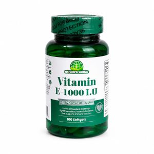 Vitamin E-1000 I.U (100 softgels) Natures World