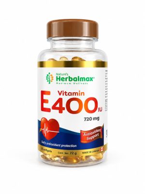 Vitamin E-400 IU (100 softgels) 720 mg Natures Herbalmax