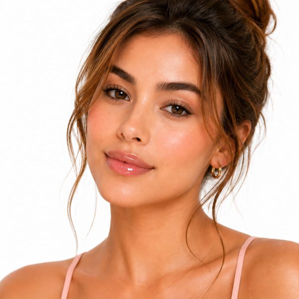 Brillo labial transparente osito llavero