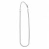 CAIP1001-1 Cadena acero inoxidable plateada
