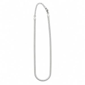 CAIP1001-1 Cadena acero inoxidable plateada