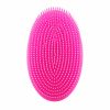 Cepillo de ducha silicona cerdas doble cara para exfoliación corporal y masaje cuero cabelludo