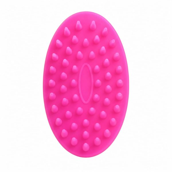Cepillo de ducha silicona cerdas doble cara para exfoliación corporal y masaje cuero cabelludo