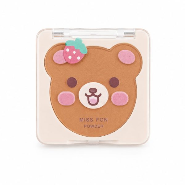 PCMFPDO1001-1 Polvo compacto Miss Fon Powder diseño osito