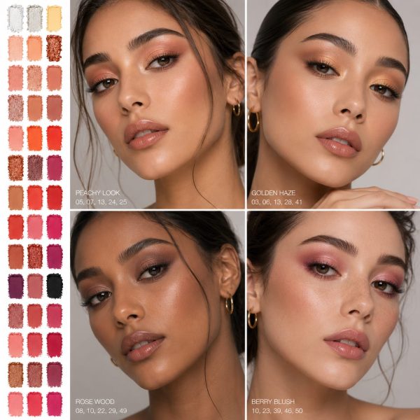 Paleta sombra de ojos 50 colores de IGOODCO