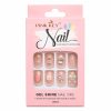 UÑPDD1001-10 Uñas postizas varioas diseños elegantes 3 D (Only Beauty,Pink Key Nail,X bonito)