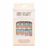 UÑPDD1001-3 Uñas postizas varioas diseños elegantes 3 D (Only Beauty,Pink Key Nail,X bonito)