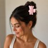 Vincha de cabello diseño osito varios colores (rosa,café,negro,blanco,verde,celeste,lila)