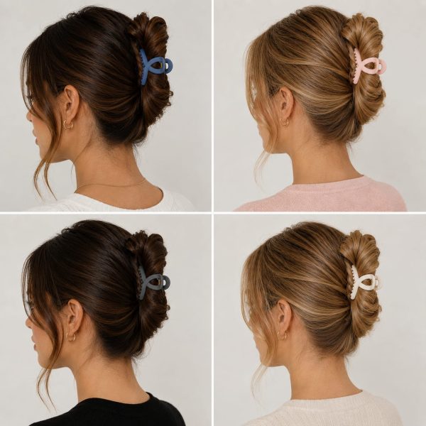 Vincha de cabello pequeña acabado mate colores (palo rosa,azul,negro,blanco)