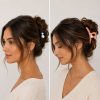 Vincha de cabello con 2 perlas acabado nacarado (café,negro,blanco,naranja)