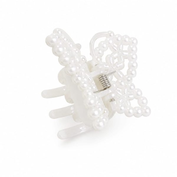 VCPF1009-3 Vincha de cabello diseño de perlas y detalles florales