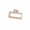 VMMR1007-1 Vincha metálica mediana rectangular (oro rosa)