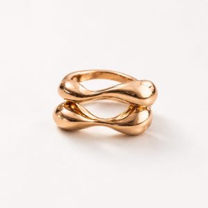 Anillo infinito dorado