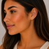 Aretes pequeños estrella dorada
