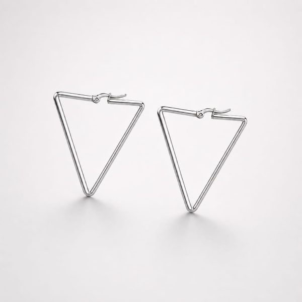 ARTP1001-1 Argolla triangular plateada
